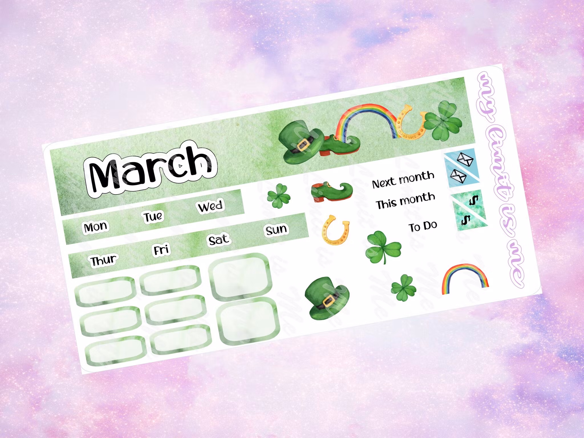 Hobonichi Weeks - March monthly