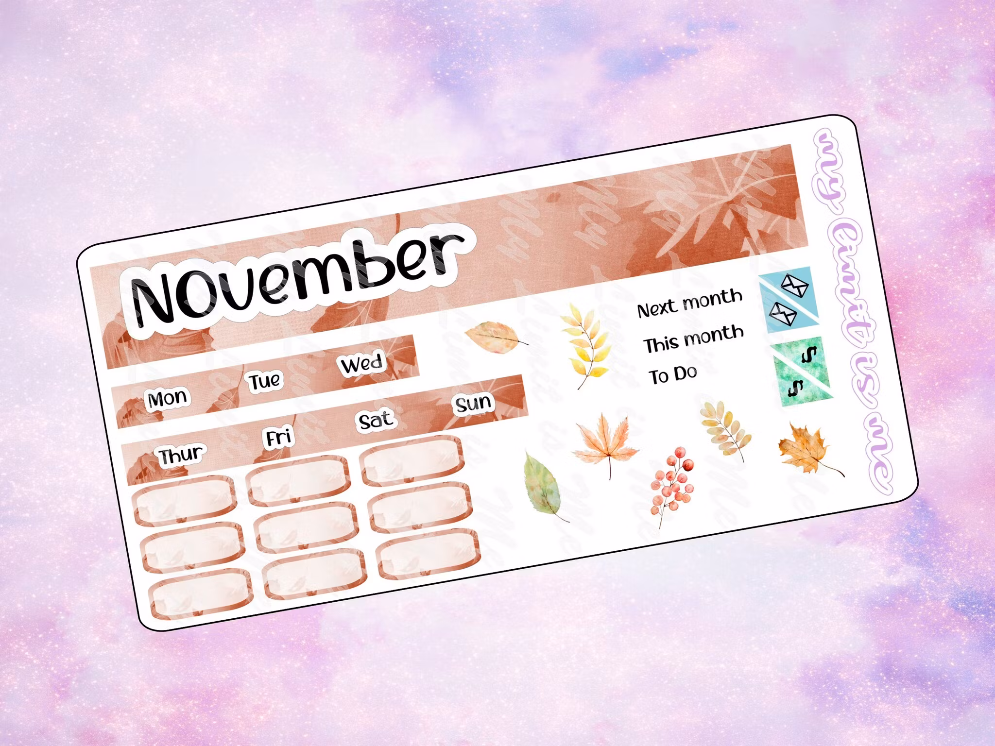 Hobonichi Weeks - November monthly