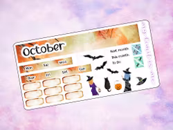 Hobonichi Weeks - October  monthly