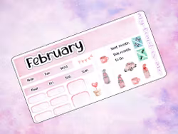 Hobonichi Weeks - February monthly