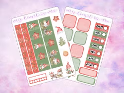 Hobonichi Weeks - Christmas Gnomes and Rudolph