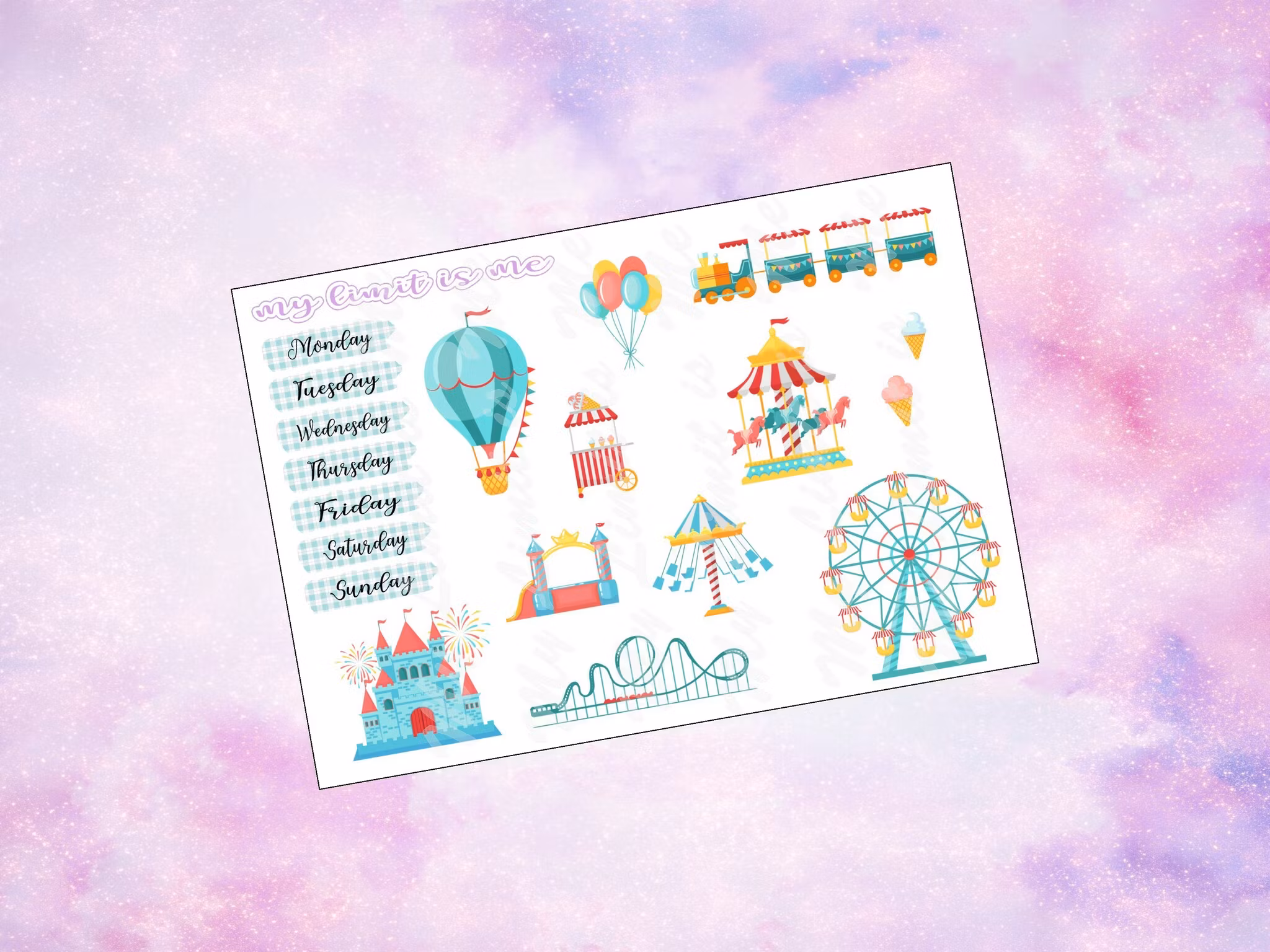 Bullet Journal - Amusement Park