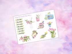 Bullet Journal - Retro Spring