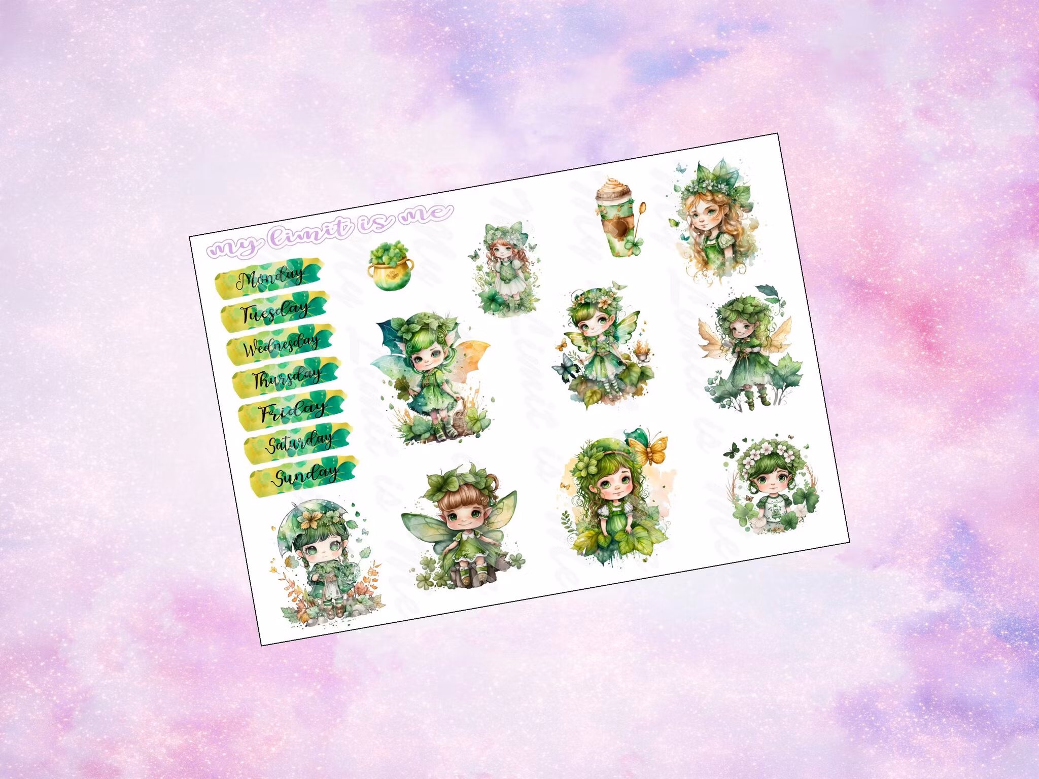 Bullet Journal - St. Patricks Fairy