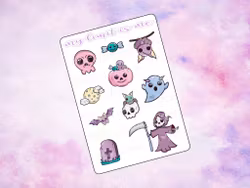 Halloween 4 - Purple and pink