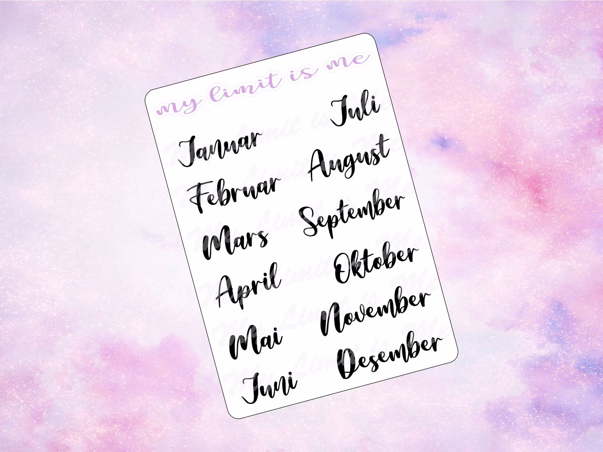 Months Script