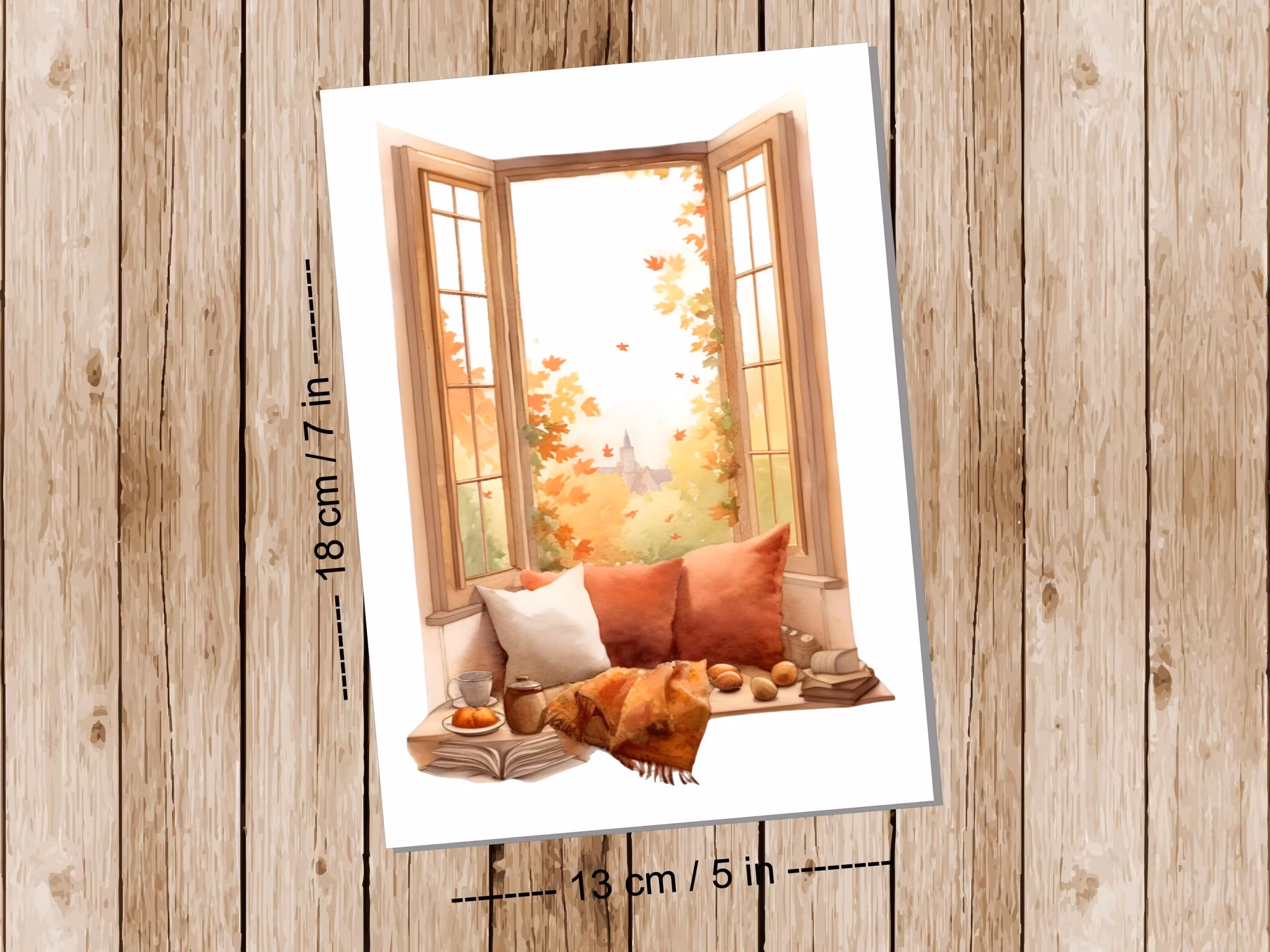 Fall by the window - Art print