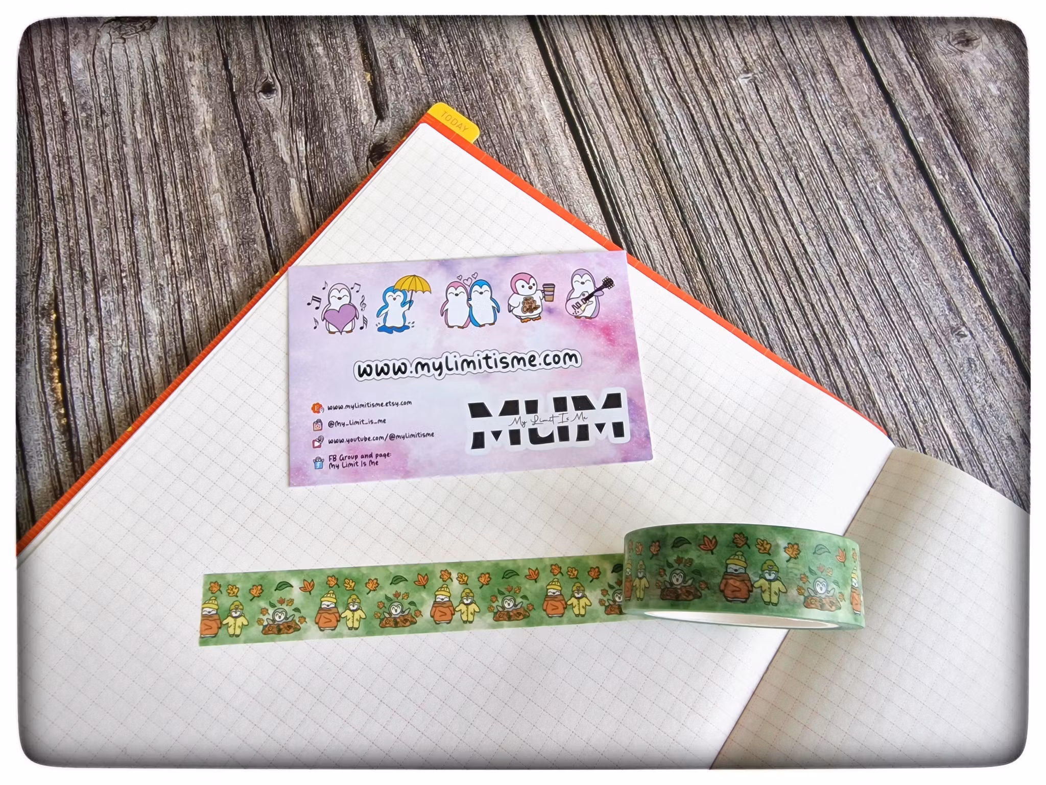 Fall Penguins Washi ♥