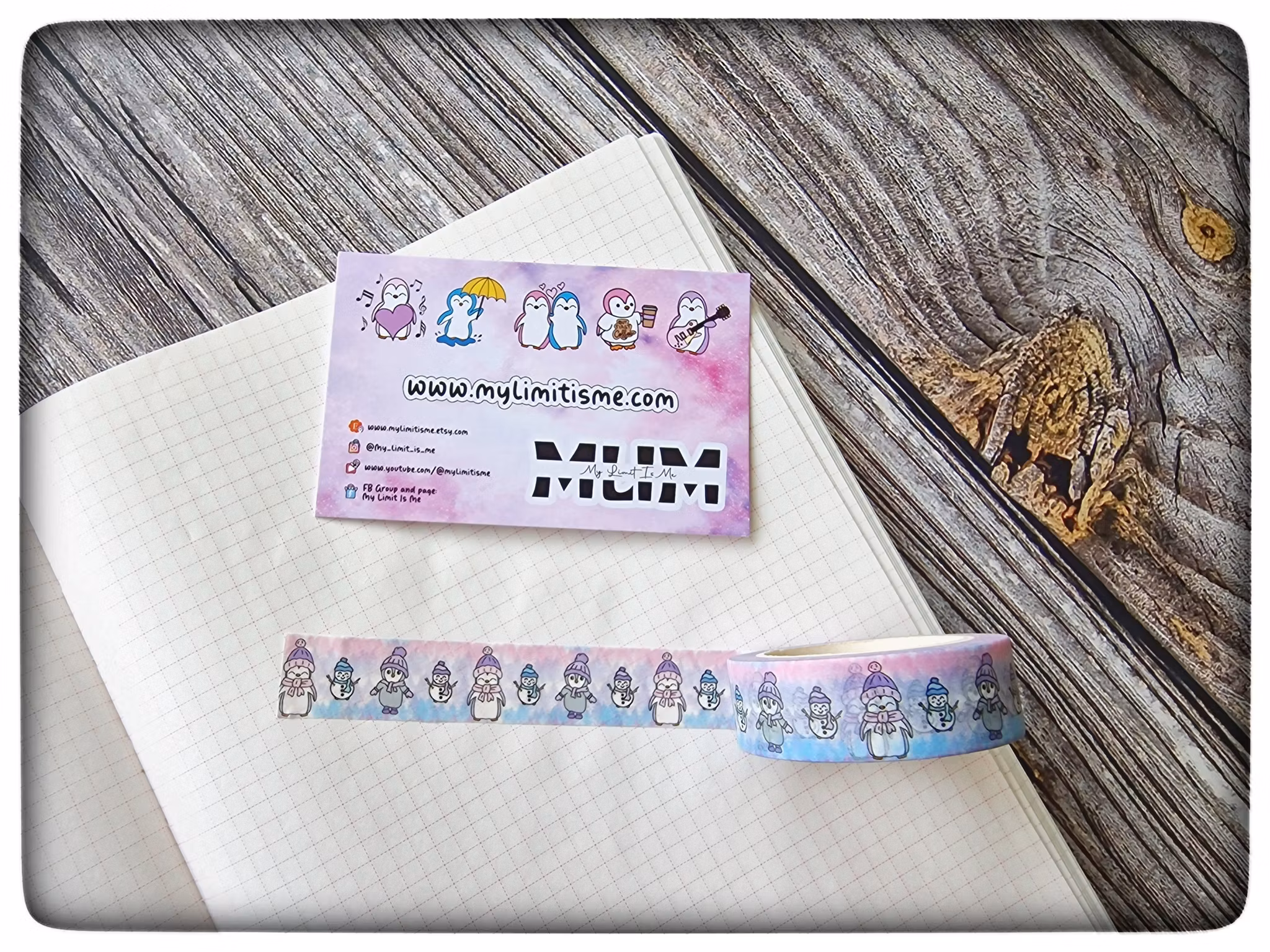 Winter Penguins Washi ♥