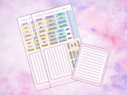 Hobonichi Weeks - 2025 Yearly overview