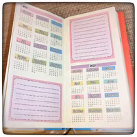 Hobonichi Weeks - 2025 Yearly overview
