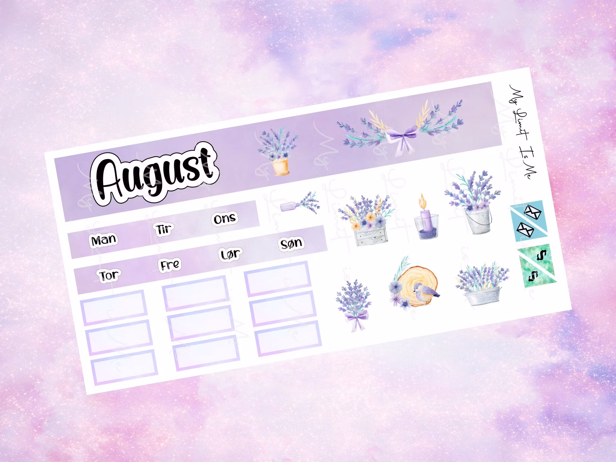 Hobonichi Weeks - August Lavender