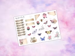 Bullet Journal - Vintage butterflies