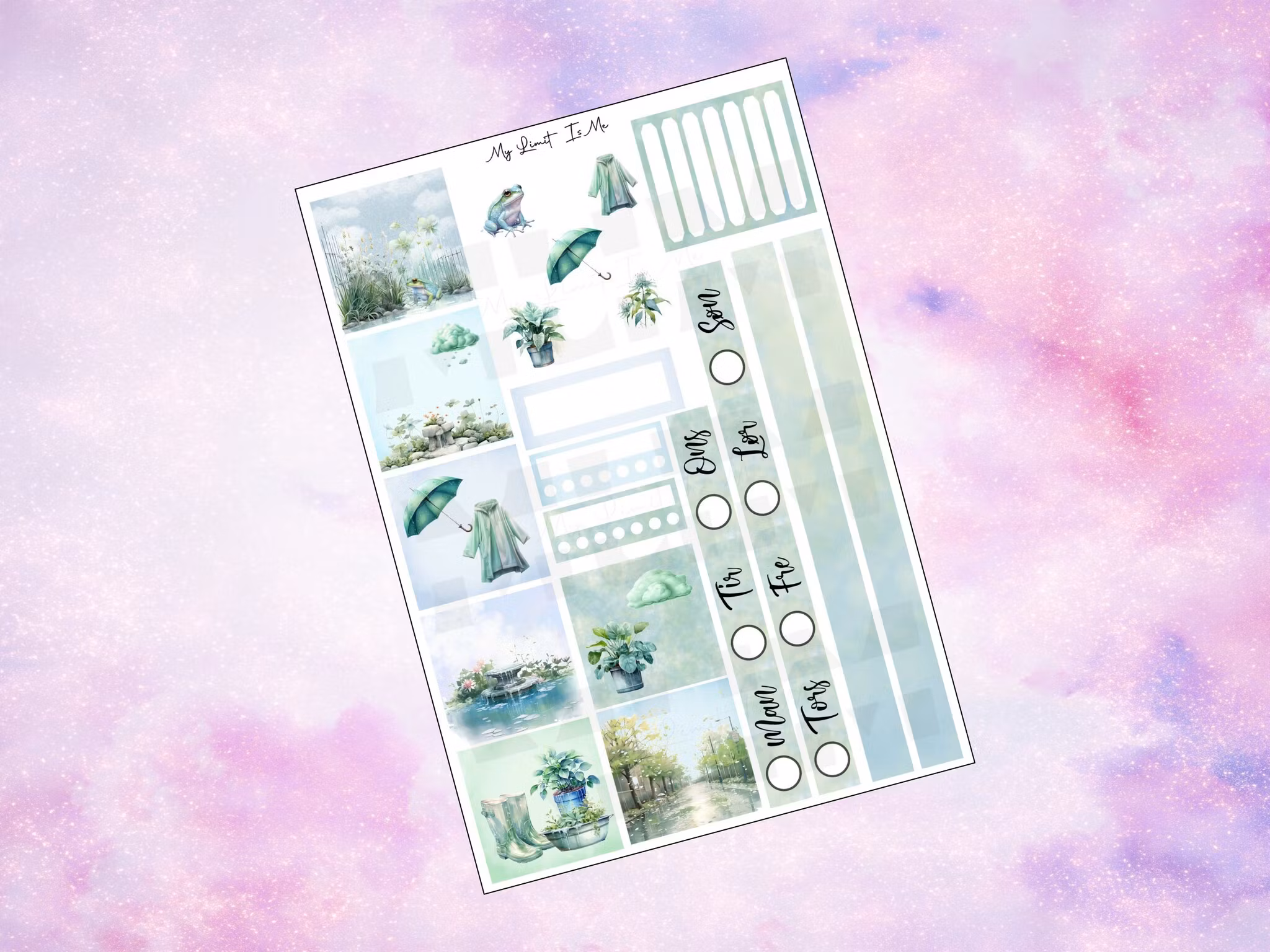 Hobonichi Cousin - Rainy Days