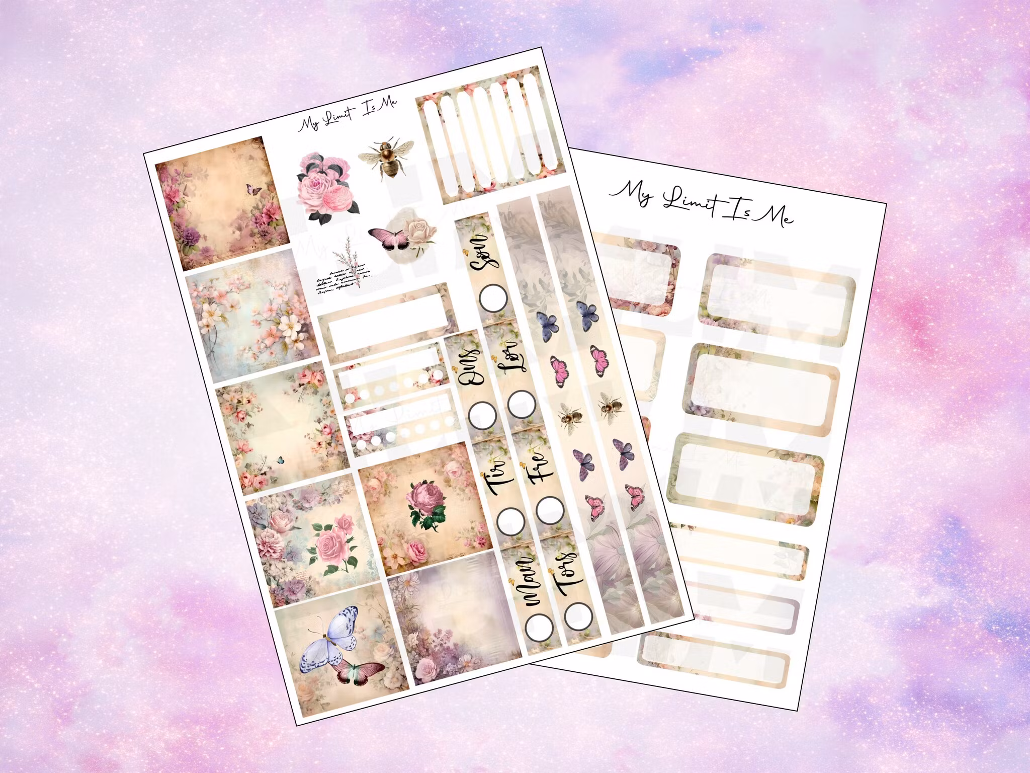 Hobonichi Cousin - Vintage butterflies