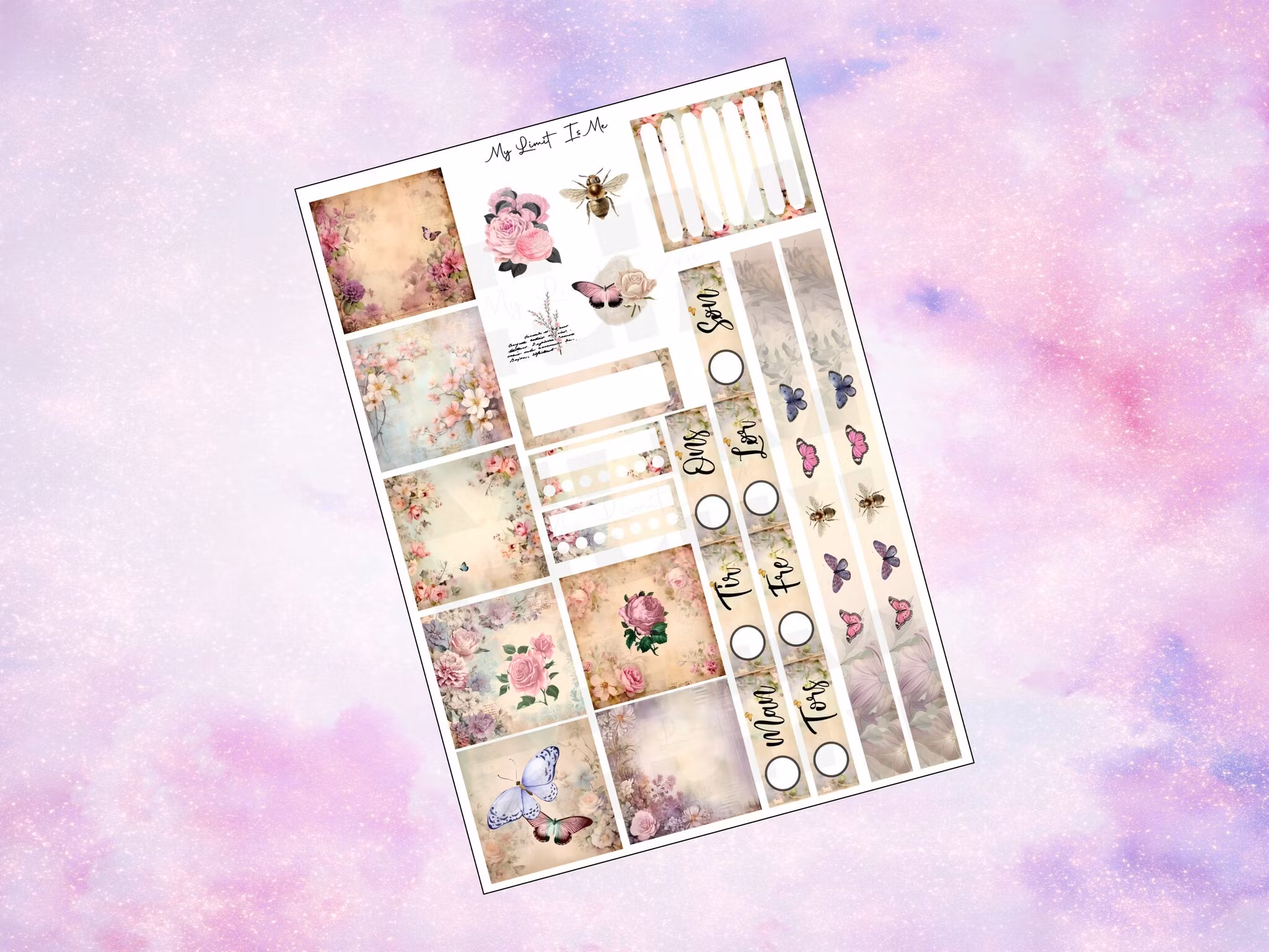 Hobonichi Cousin - Vintage butterflies