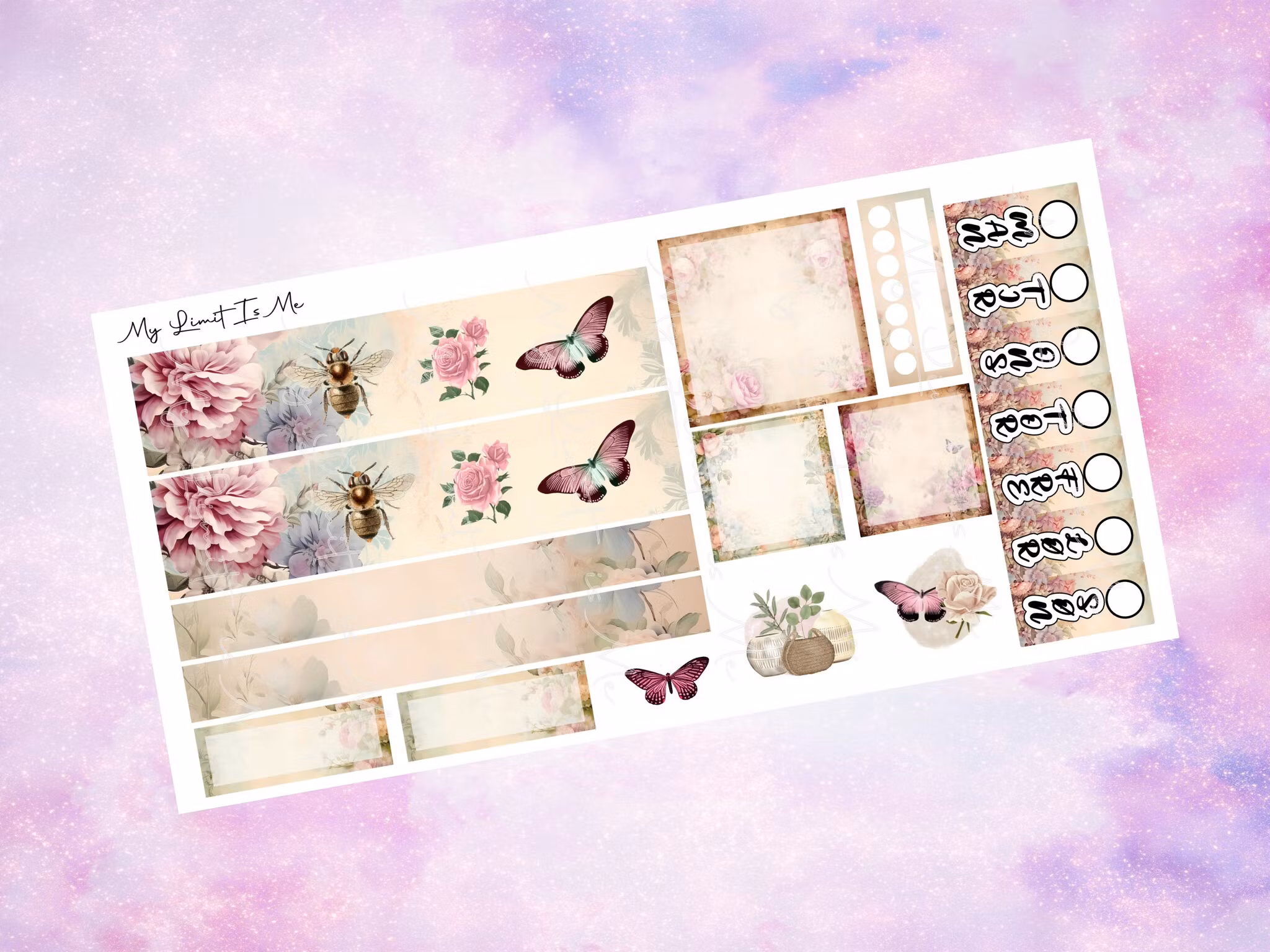 Hobonichi Weeks - Vintage butterflies