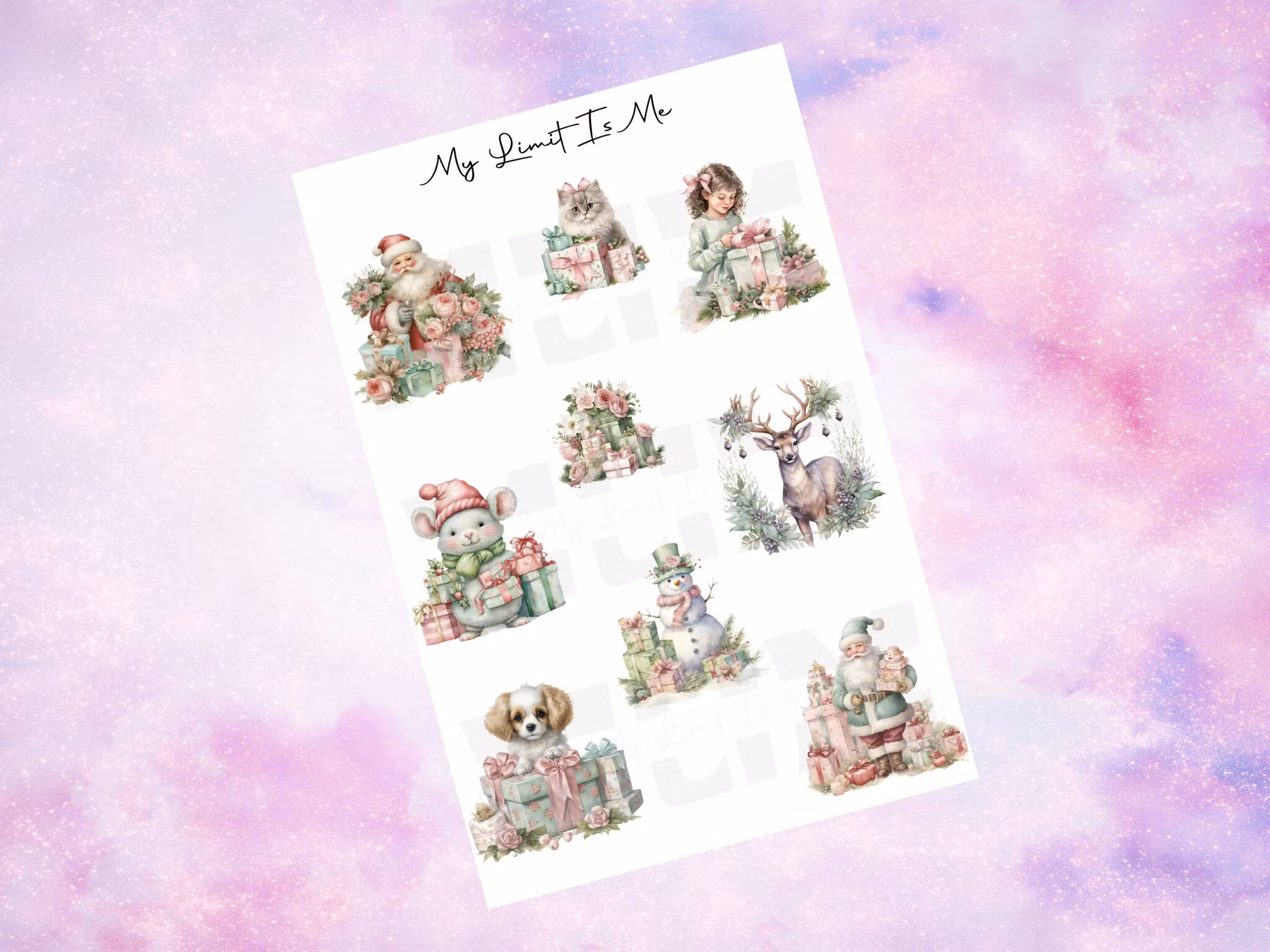 Pastel vintage Christmas