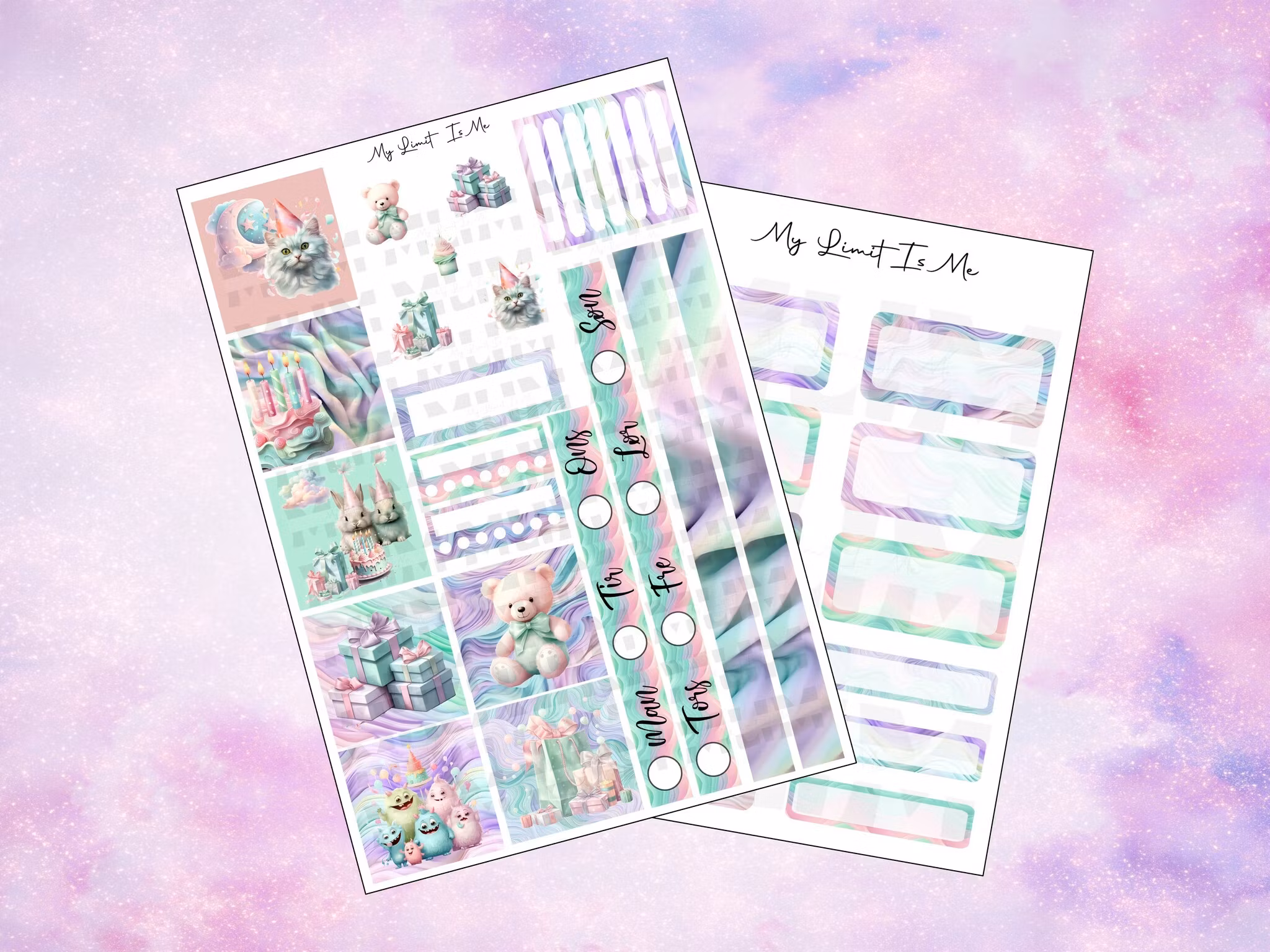 Hobonichi Cousin - Pastel Birthday
