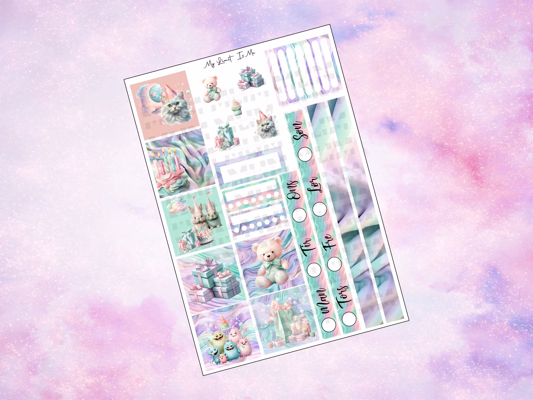 Hobonichi Cousin - Pastel Birthday