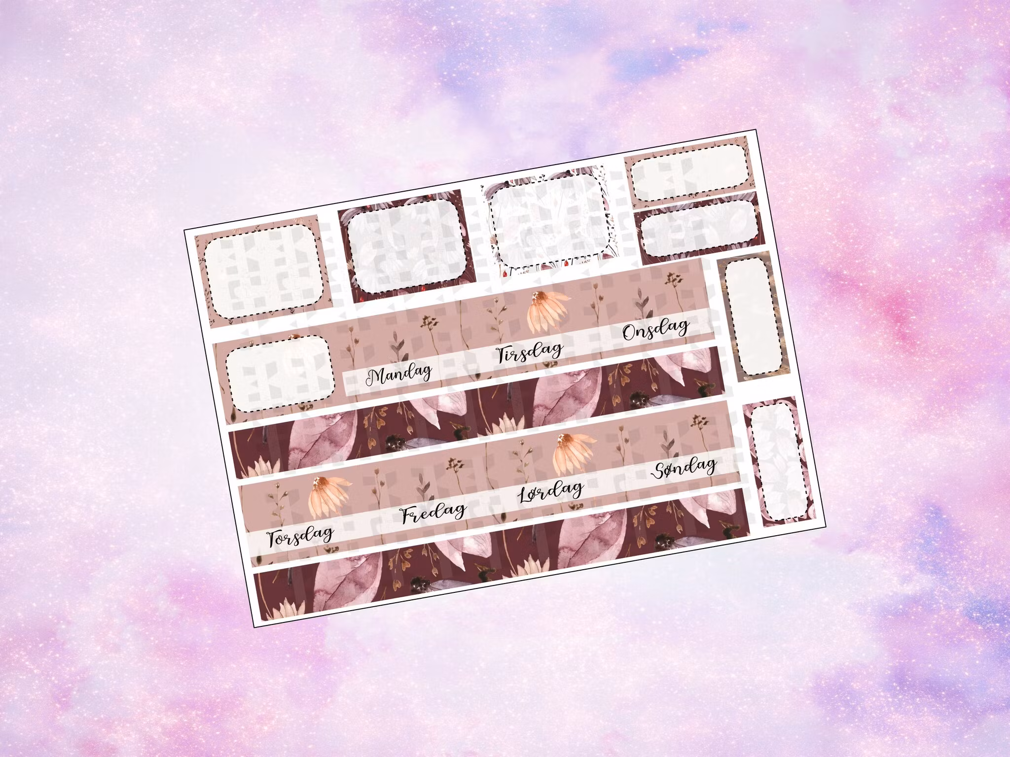 Happy Planner - Fall Flowers
