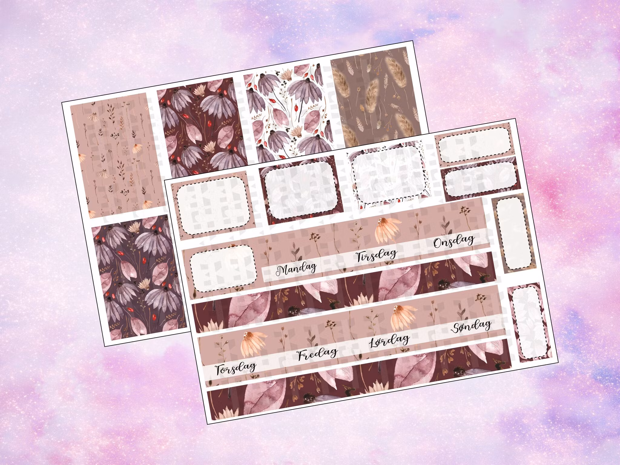 Happy Planner - Fall Flowers