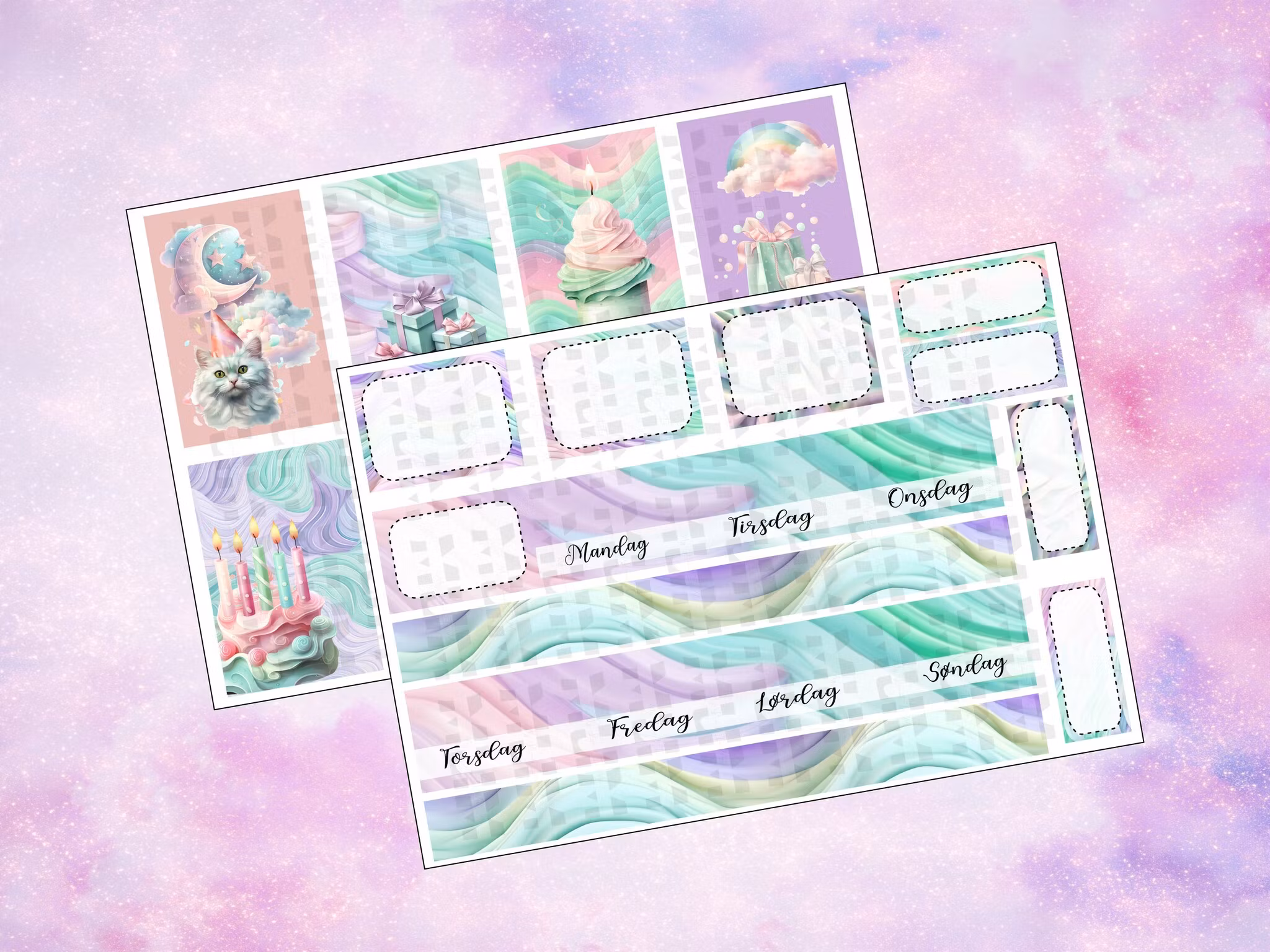 Happy Planner - Pastel Birthday
