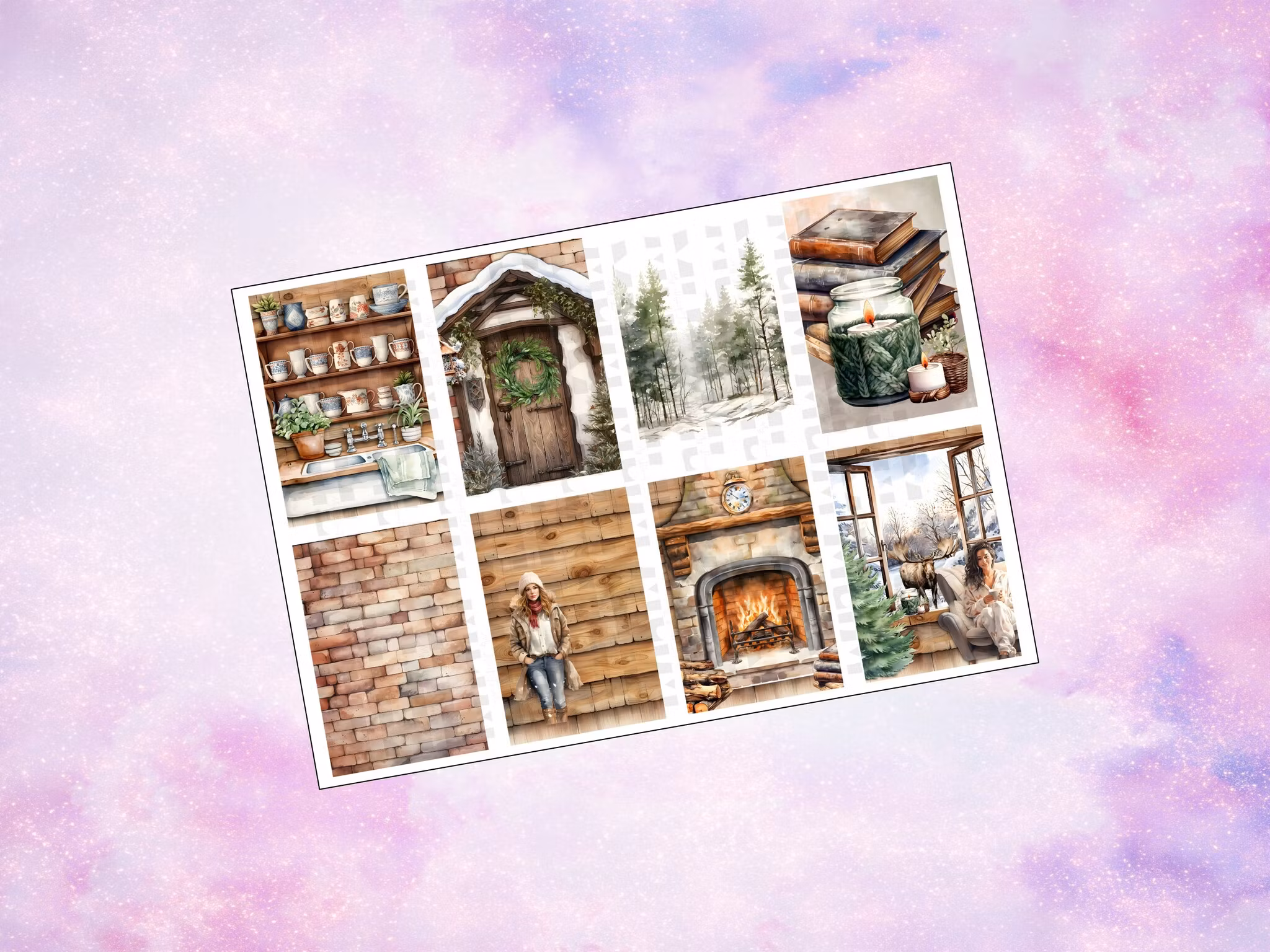 Happy Planner - Winter Cabin