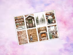 Happy Planner - Winter Cabin