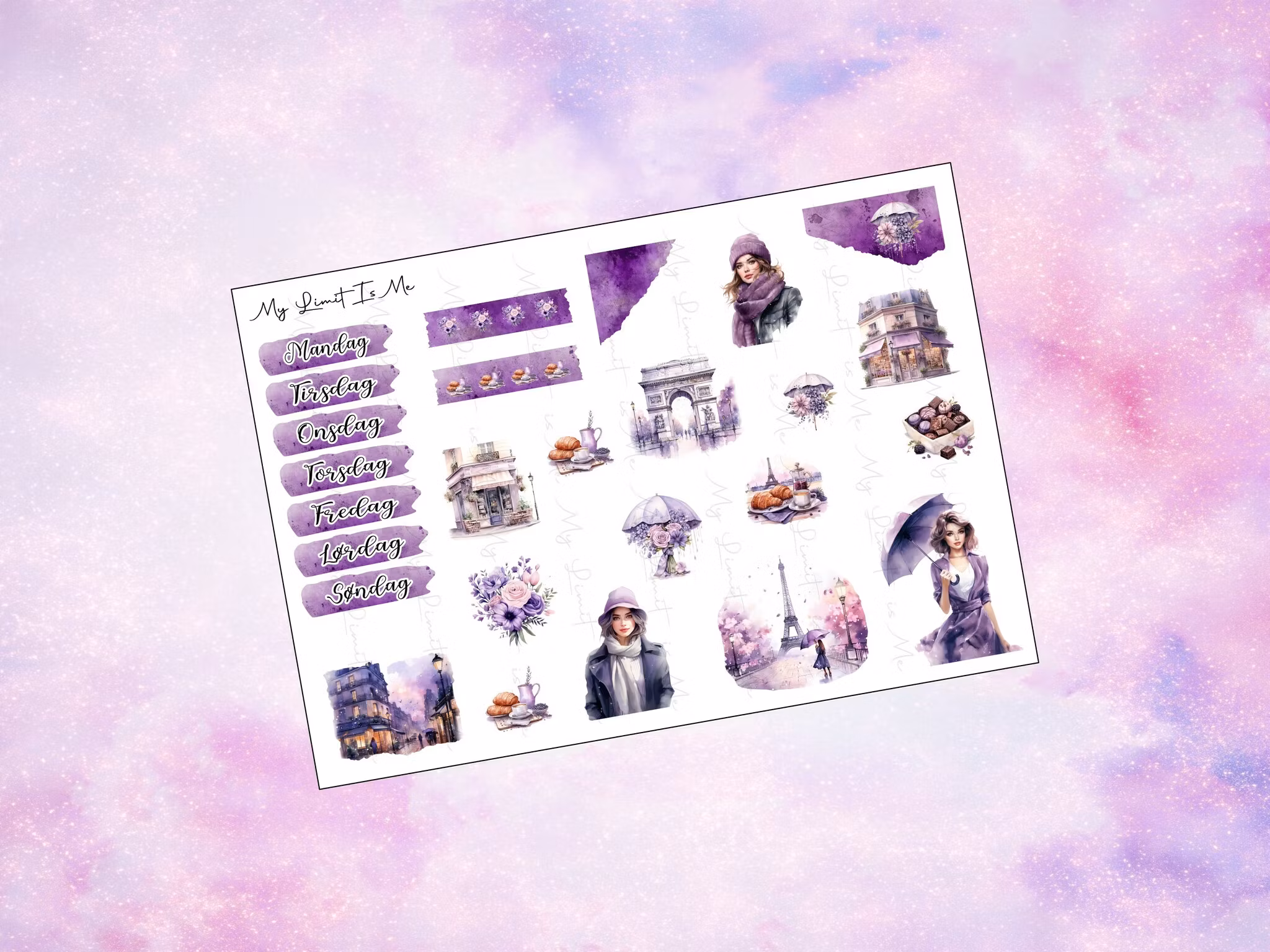 Bullet Journal - Purple Paris