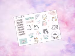 Bullet Journal - Cute Cats