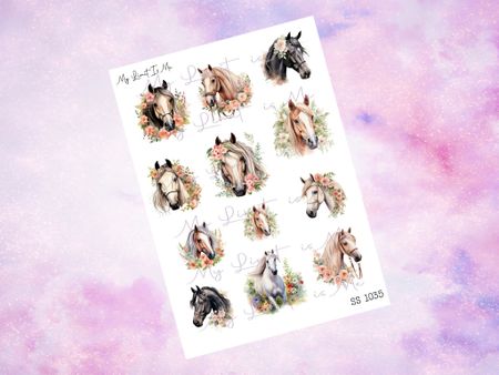 SS1035 Horses and flowers