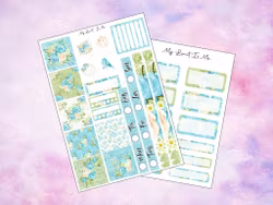 Hobonichi Cousin - Blue Roses