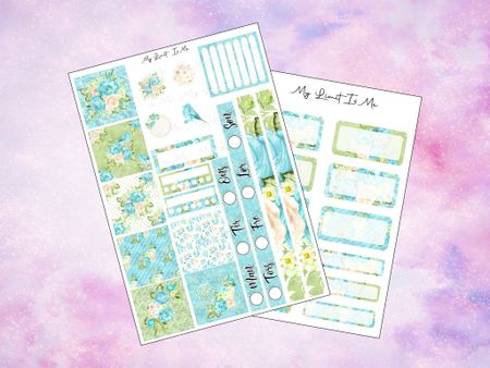Hobonichi Cousin - Blue Roses