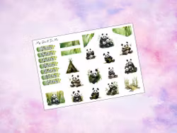 Bullet Journal - Pandas