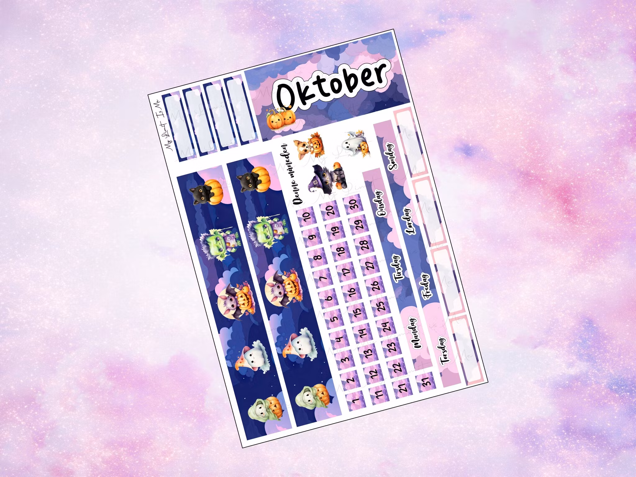 Hobonichi Cousin - October Halloween
