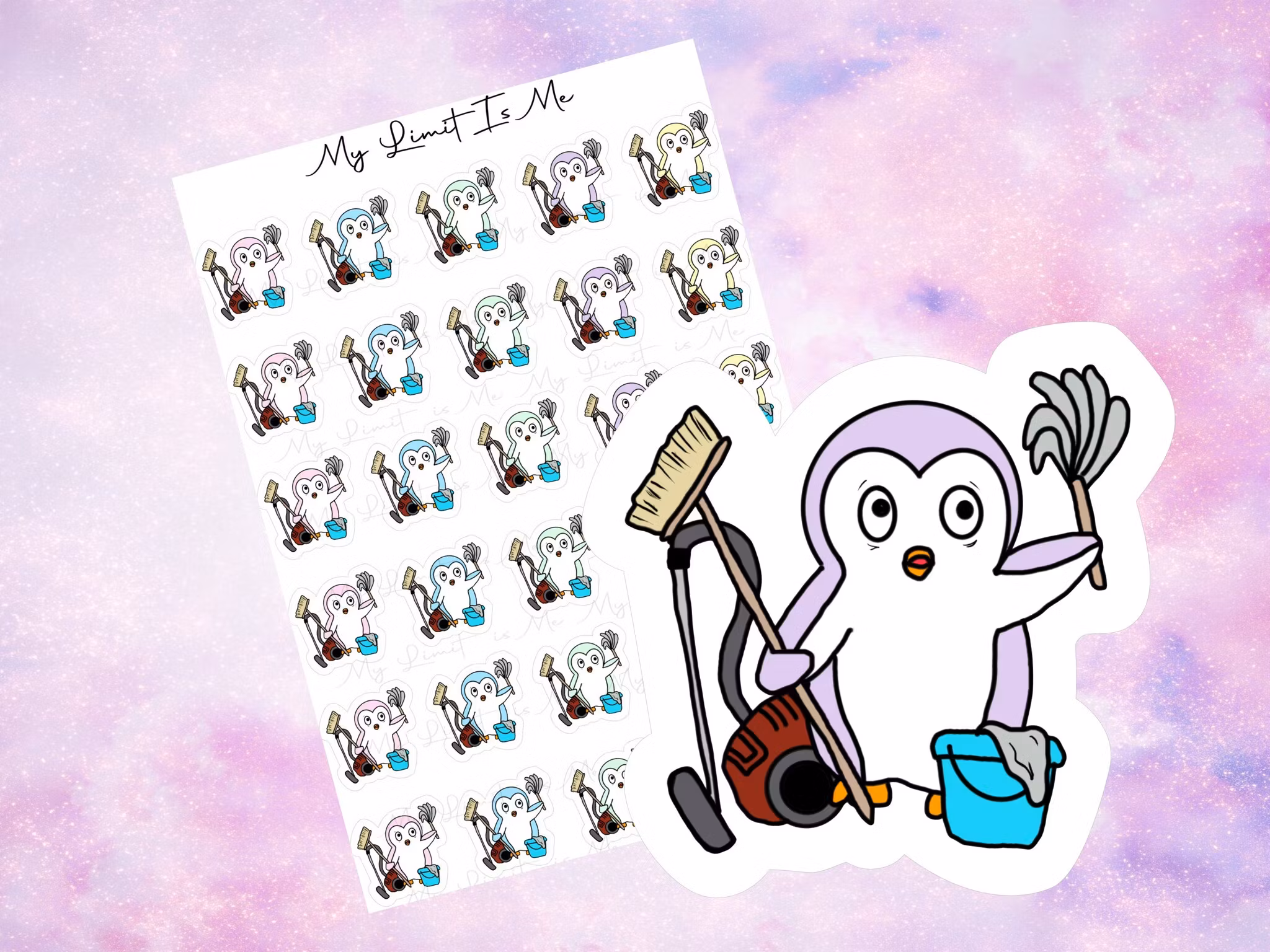 Crazy Cleaning penguins ♥