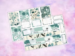 Happy Planner - HP1010 - Teal Flowers