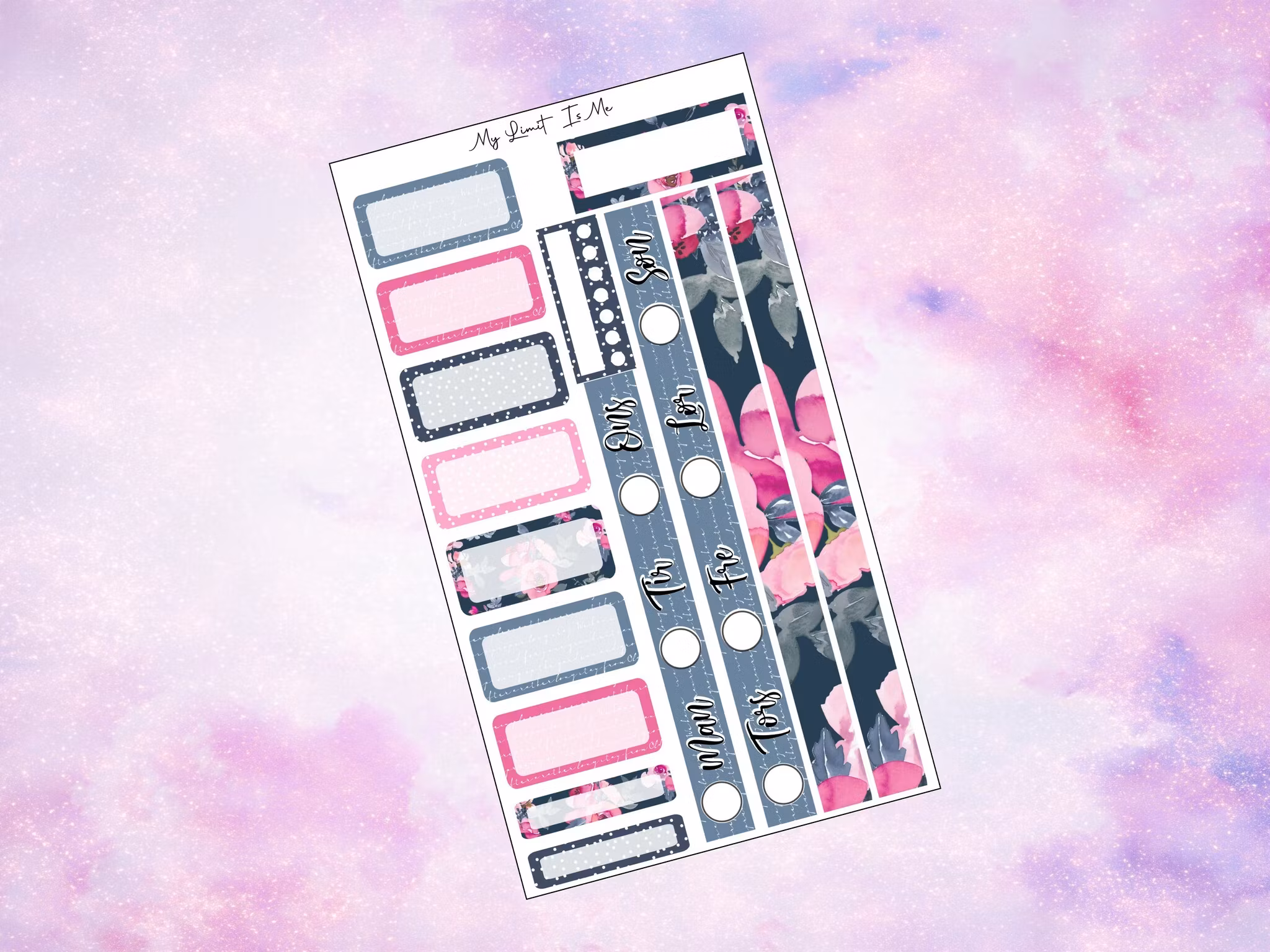Hobonichi Cousin Mini Weekly - HC m1018 - Pink and Blue