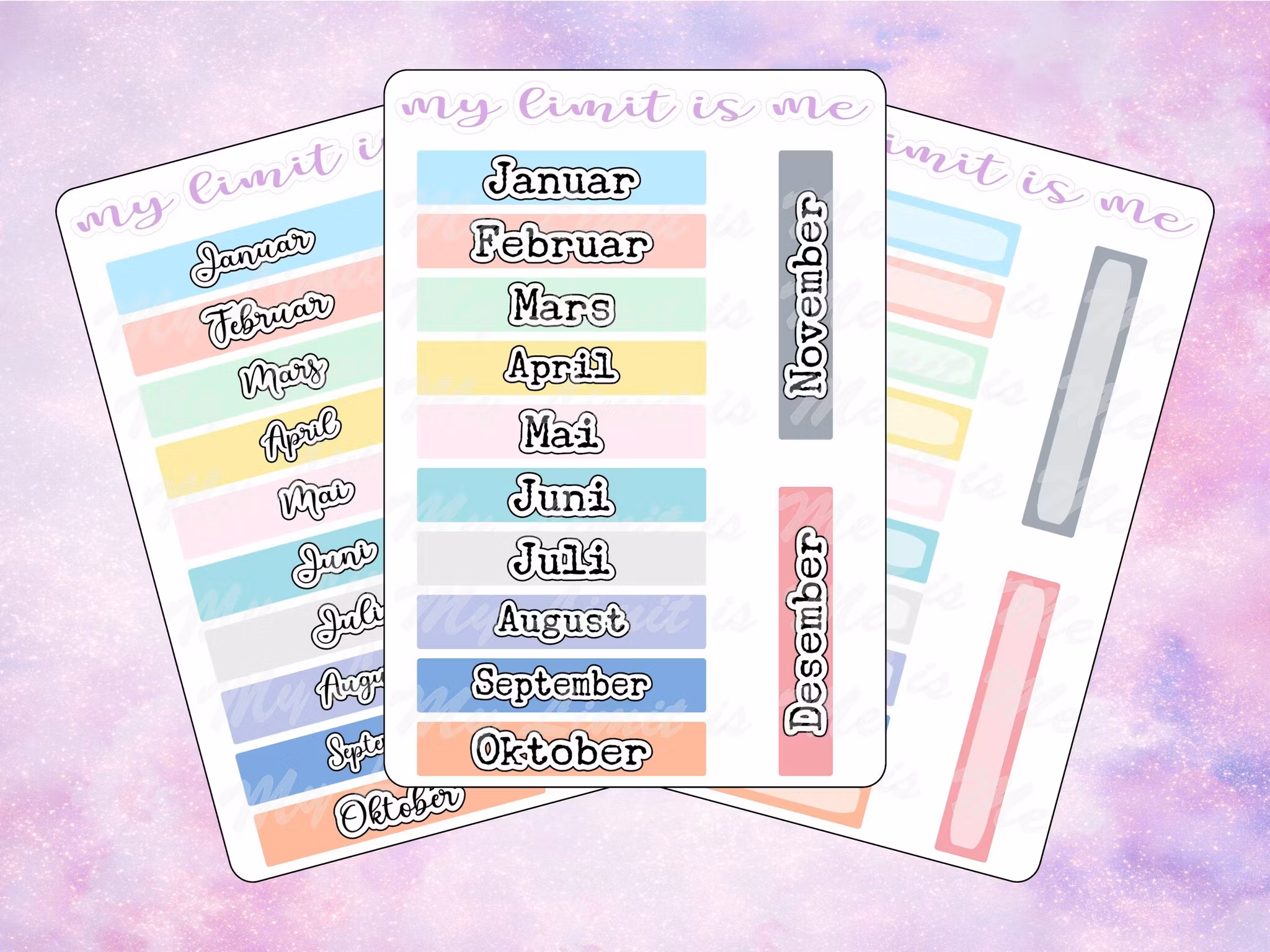 Hobonichi Cousin - Yearly months covers