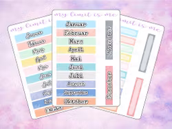 Hobonichi Cousin - Yearly months covers