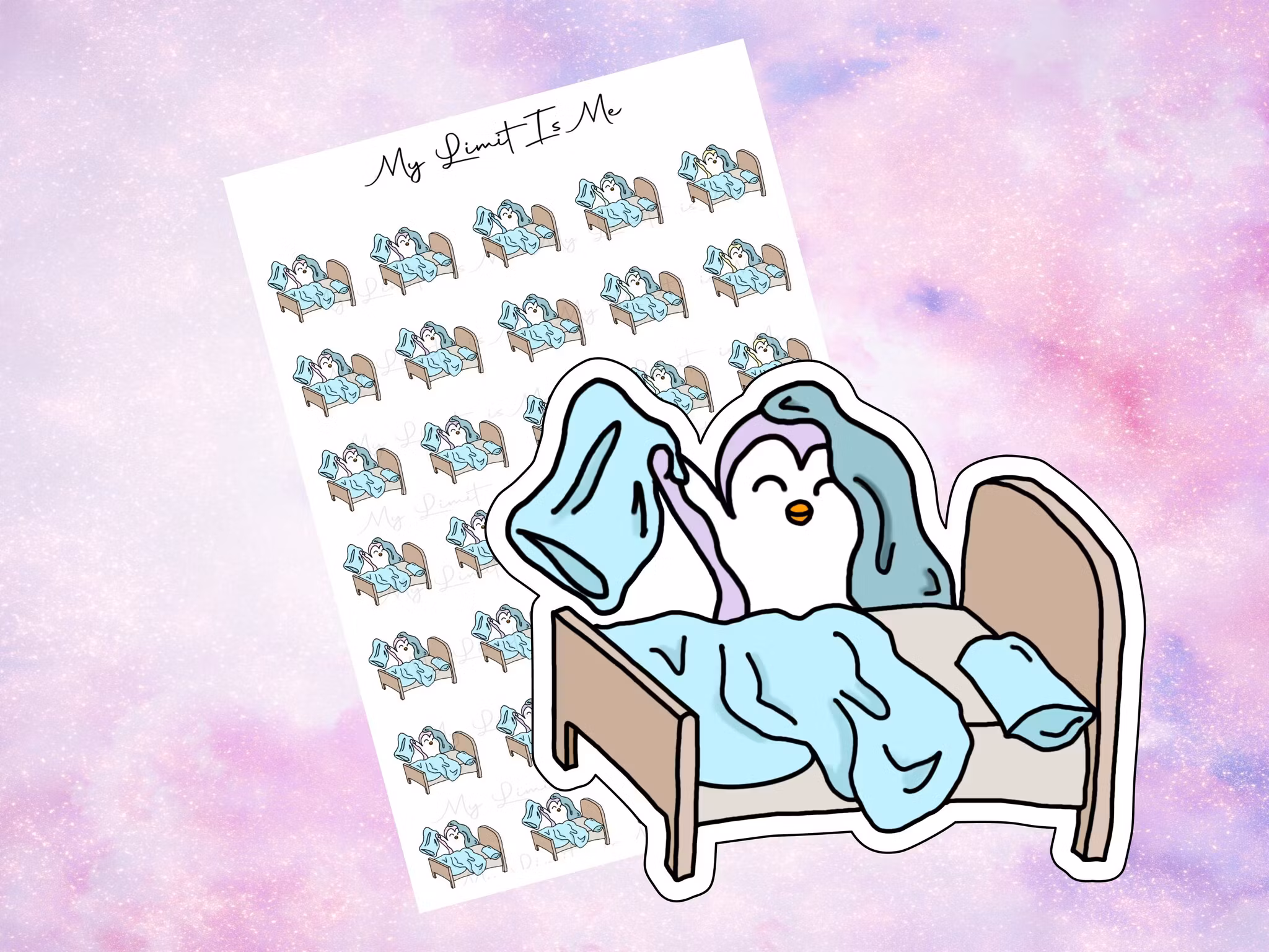 Bedsheet change penguins ♥