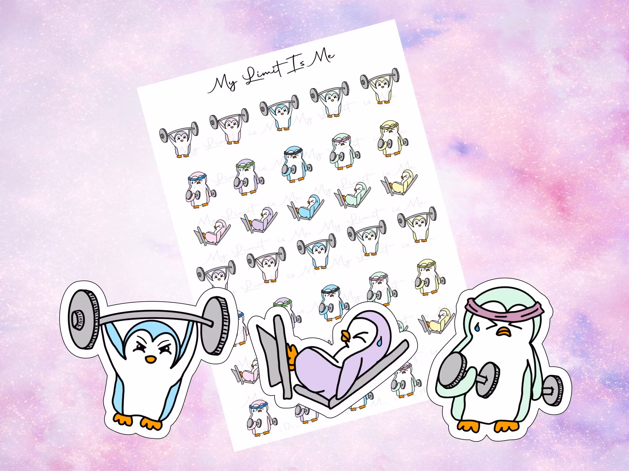 Training Weights penguins ♥