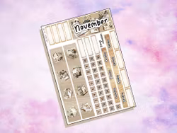 Hobonichi Cousin - November