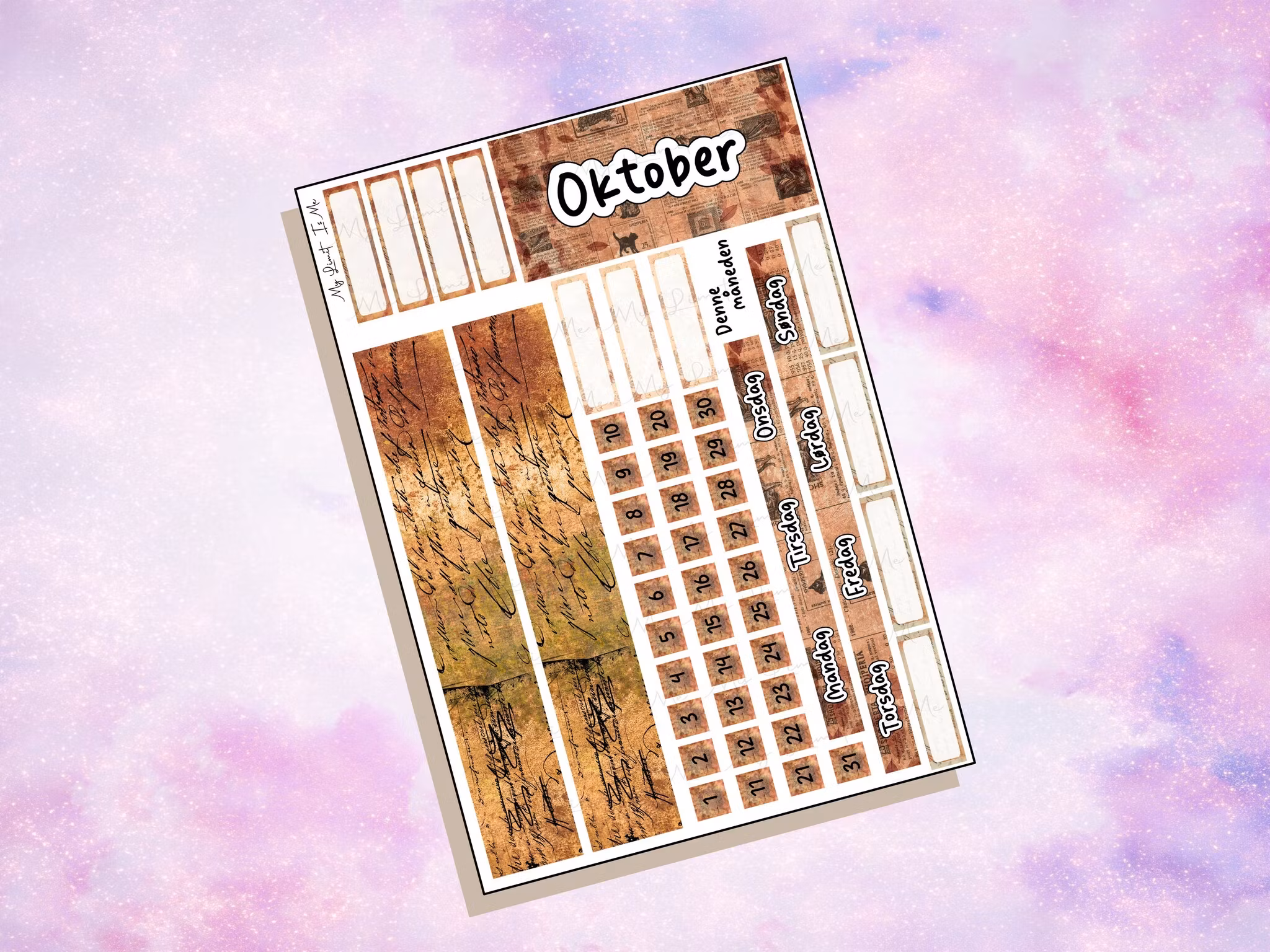 Hobonichi Cousin - October