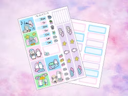 Hobonichi Cousin - Penguin time! ♥
