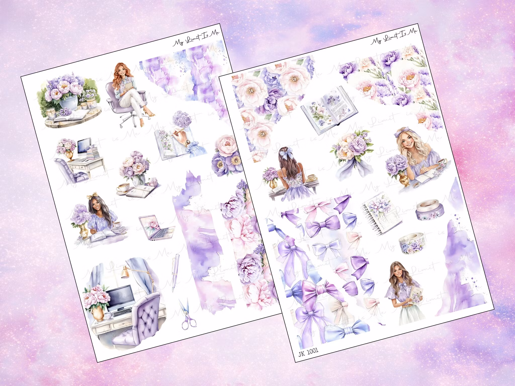 JK1001 - Journal - Purple Planner 📚