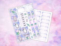 Hobonichi Cousin - Keep in touch Penguin ♥