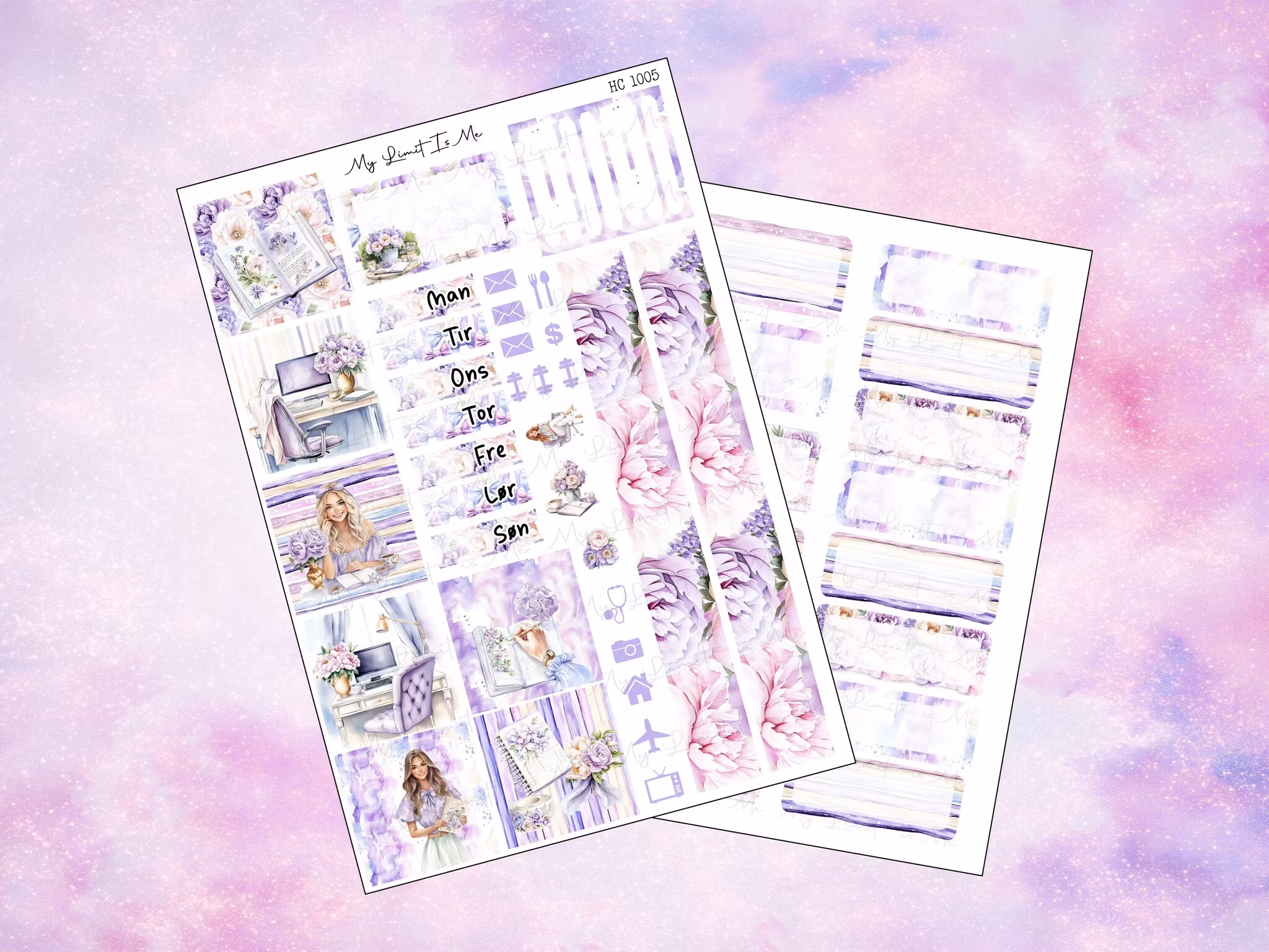 HC1005 - Hobonichi Cousin - Purple Planner