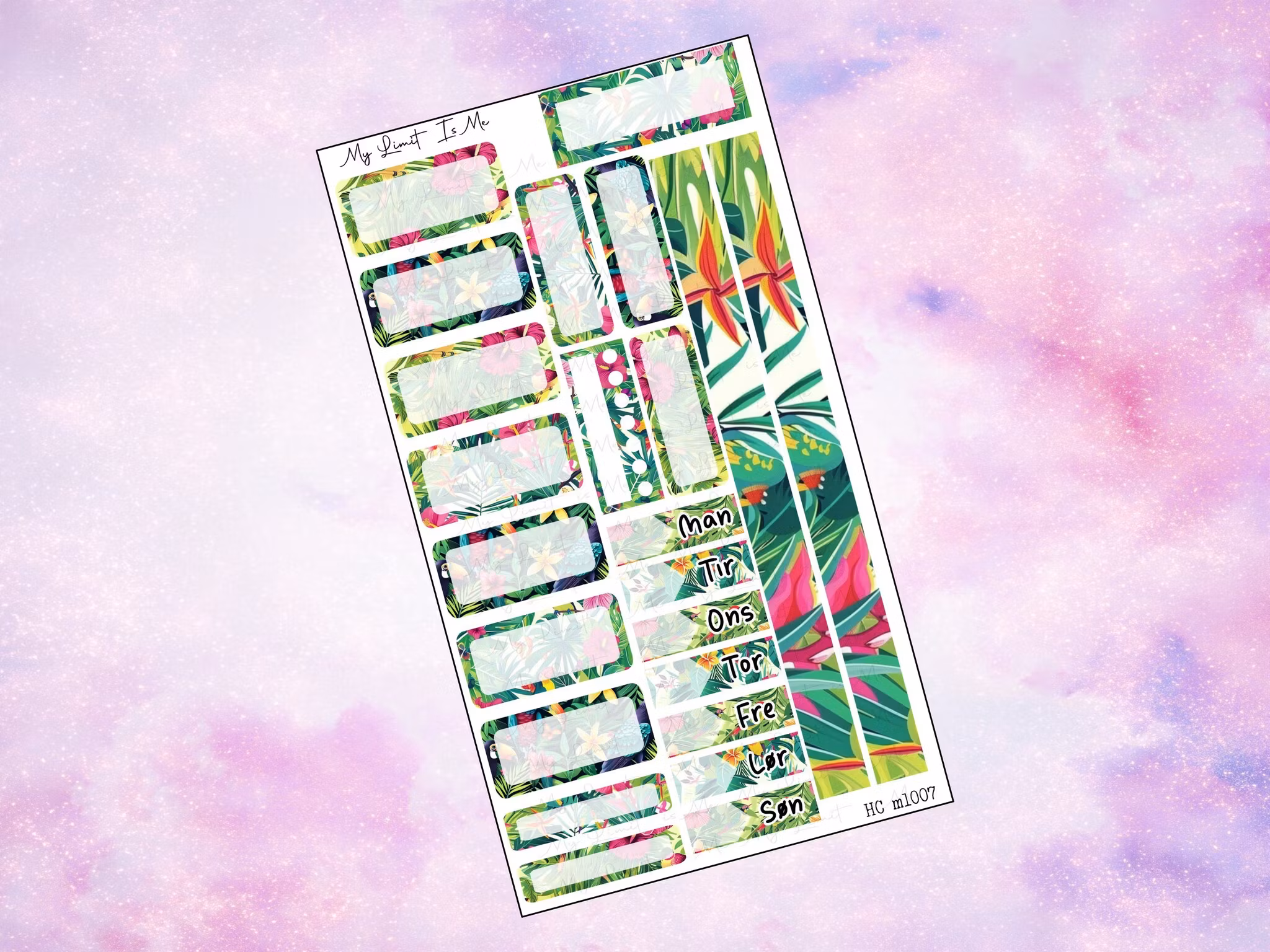 Hobonichi Cousin Mini Weekly - HC m1007 - Tropical